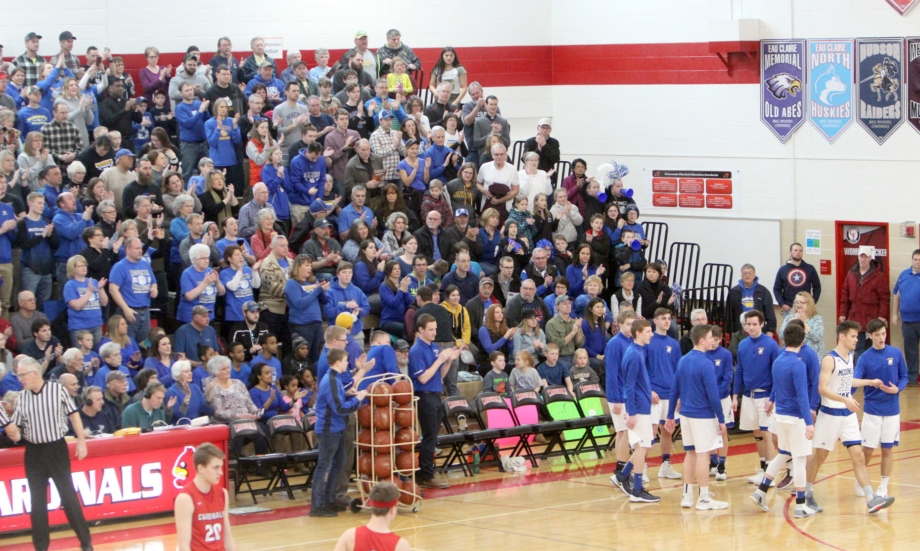 McDonell boys basketball vs Luck at Chi-Hi 3-9-19